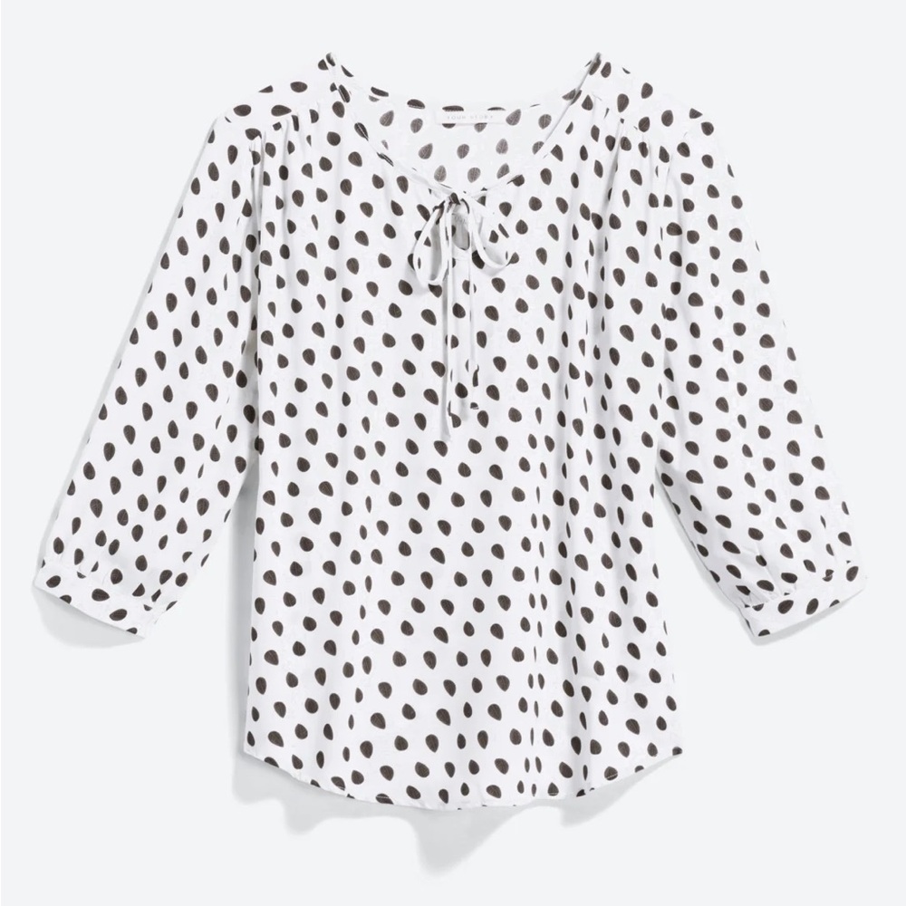 YOUR STORY Pocha Tie Neck Top